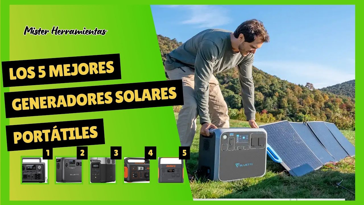 5 Mejores Generadores Solares Port&aacute;tiles Calidad Precio 🔋 Comparativa de Estaciones de Energ&iacute;a