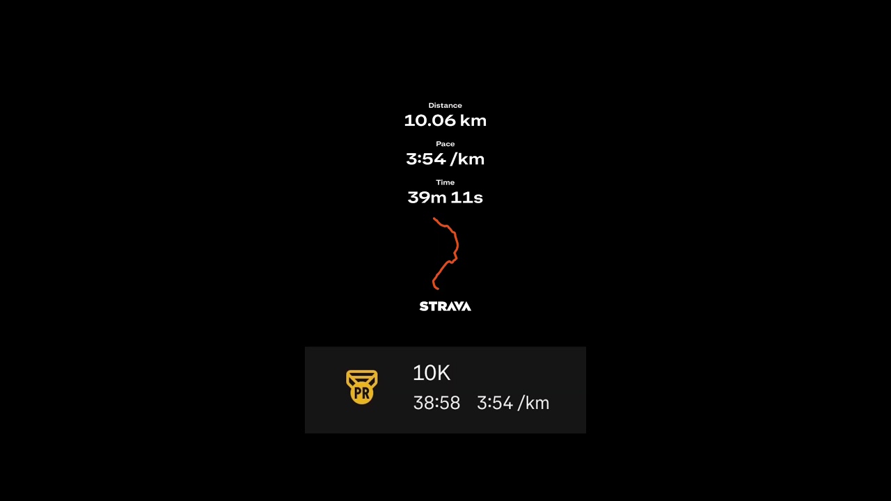 FINALLY! 10K under 40 mins 👀 