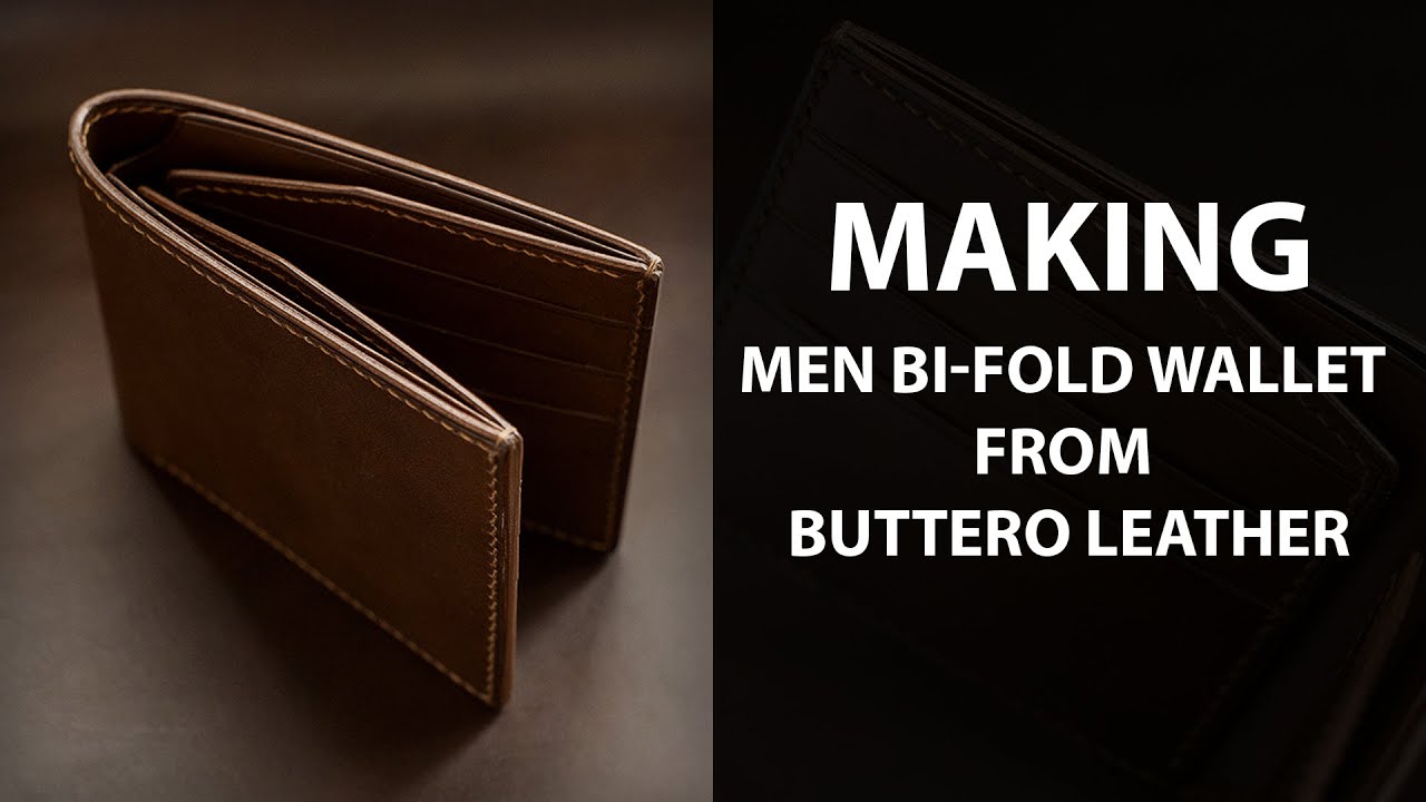 Изготовление мужского кошелька из кожи Buttero. Кожевенное дело