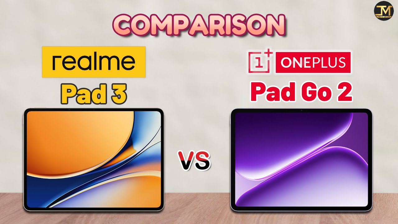 Realme Pad 3 vs OnePlus Pad Go 2 : Similar  Price But Which One is Best❓😯