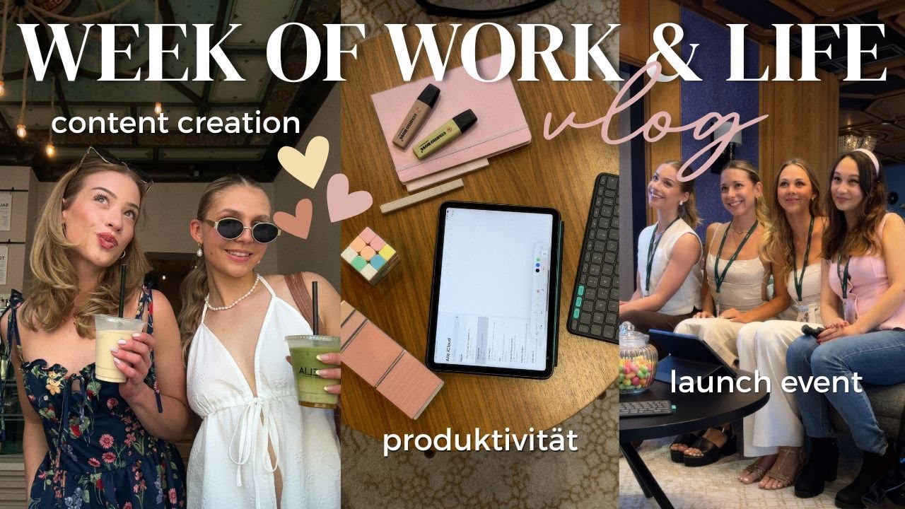 WEEK OF WORK & LIFE: so sind Influencer Events, mein Workflow für produktive Arbeit [VLOG]