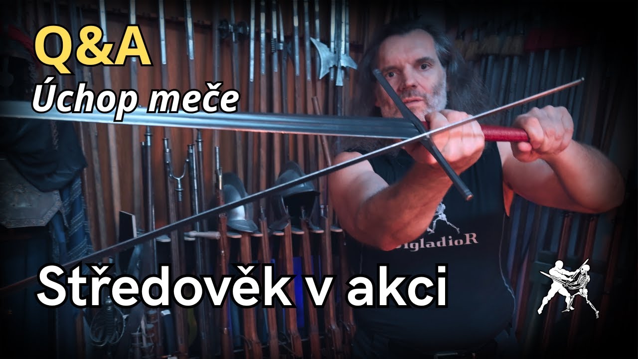 Jak správně držet meč? 🗡️ Úchop jílce a jeho změny v detailu!
