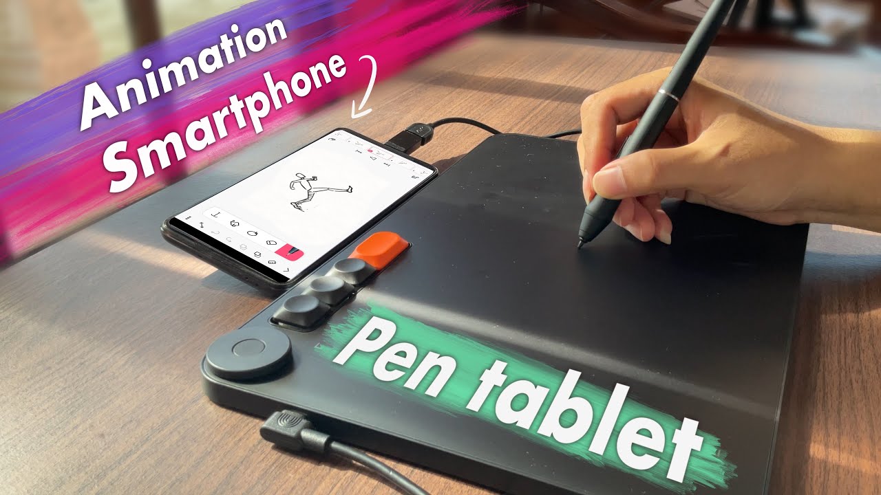 First Time Animating on My Phone || Review Veikk Viola L Pentablet