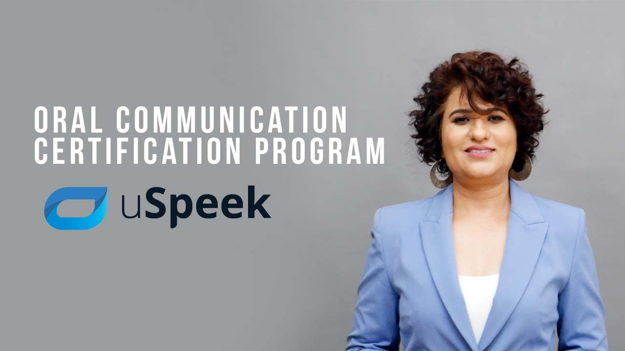 Oral Communication Certification Program | uSpeek