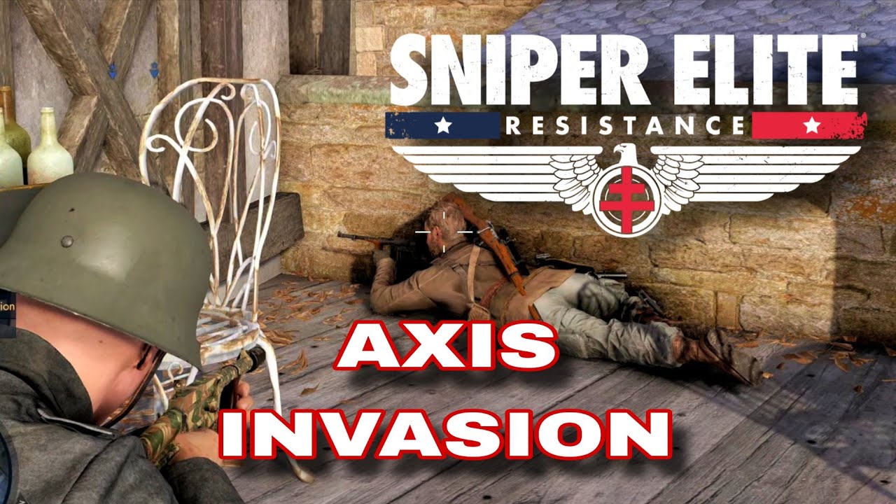 Sniper Elite Resistance - Axis invasion - Interesting moments