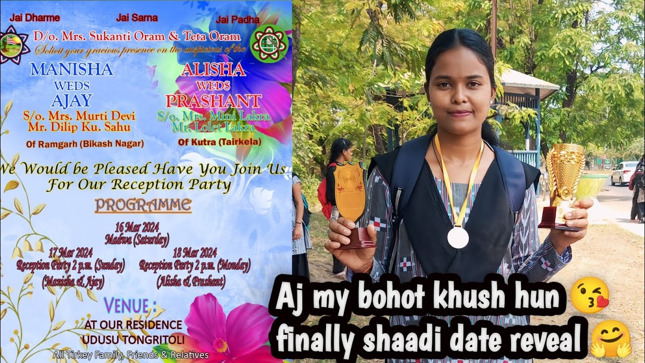 Finally Card Chap Gaya 🤗🥰 My Saadi Ka 🤭 YouTube Vlogs Alisha oram New Vlogs 2024 March My Saadi Hoga