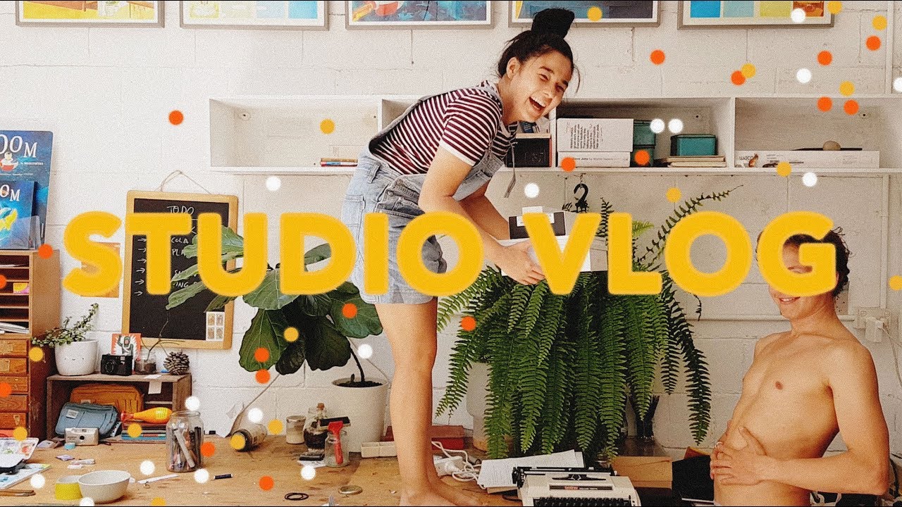 STUDIO VLOG (HUGE DECLUTTER WITH ME + Q&A)