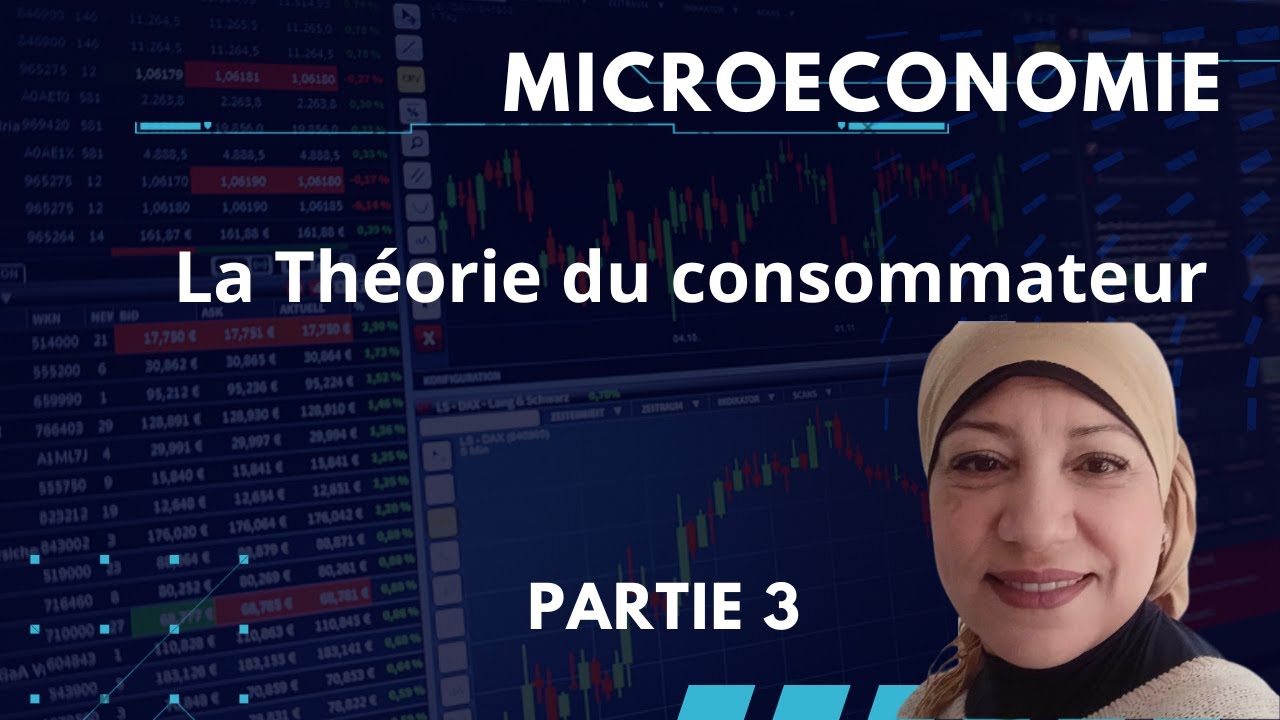Microéconomie : La théorie du consommateur. Partie 3: Les courbes de consommation et de demande