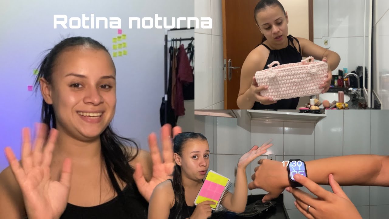 VLOG || rotina noturna, cozinhando, necessaire nova e + ✨💅🏻🤍