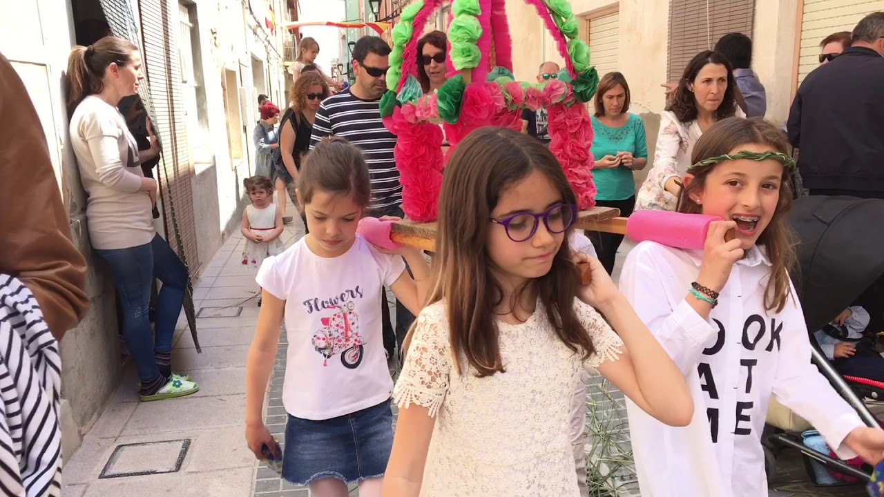 Fiesta de la Calle de la Cruz  Aspe 5-5-2018