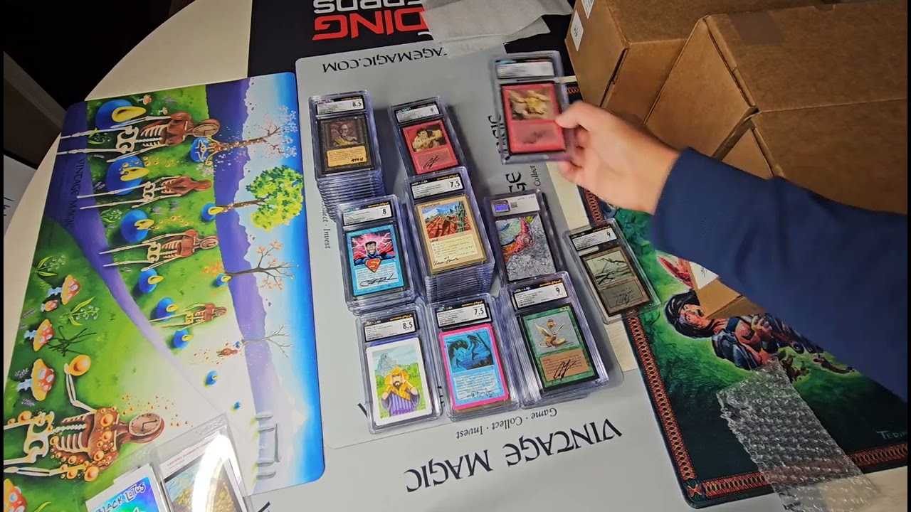 $20,000,000+ MTG Artist Proof/Artwork Collection = Let's UNBOX CGC Graded AP's/Altered/Filler Cards