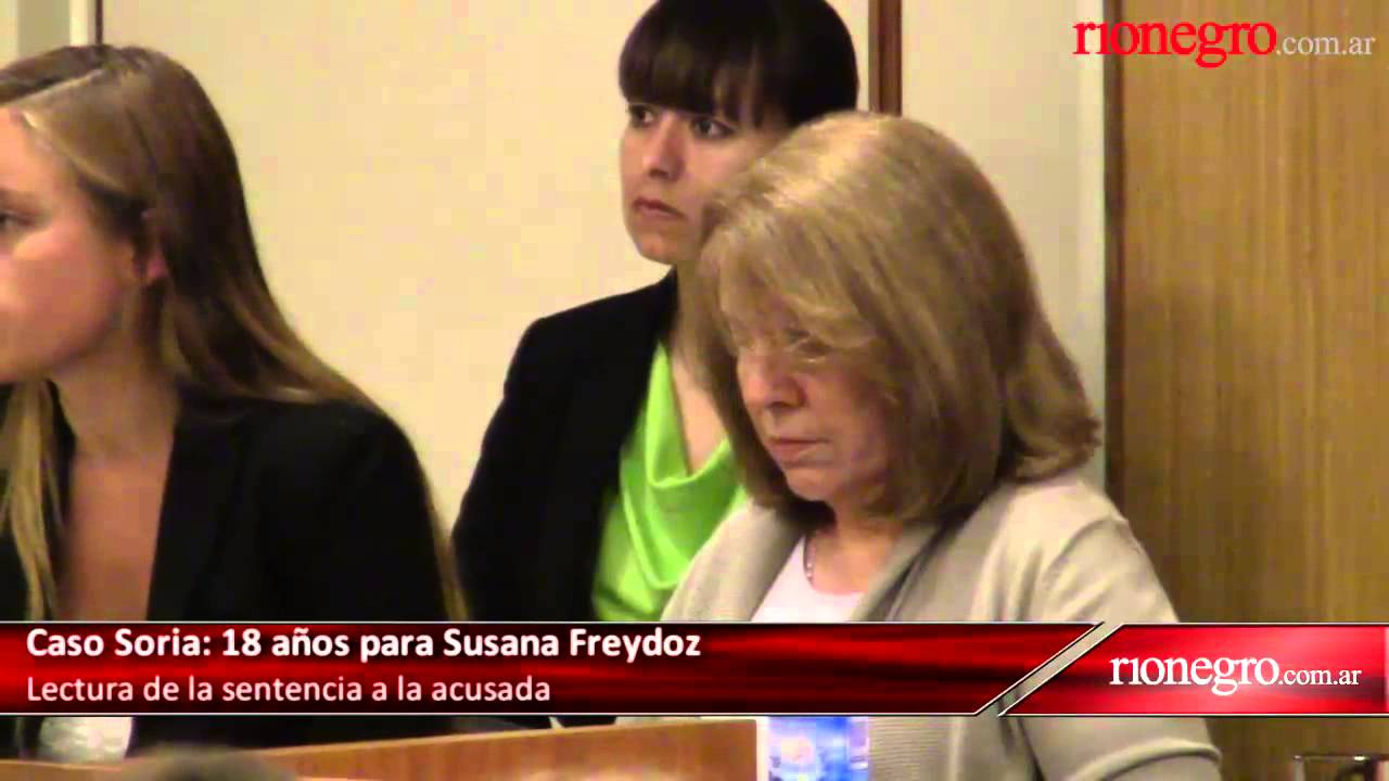 Caso Soria: Lectura de la sentencia a Susana Freydoz