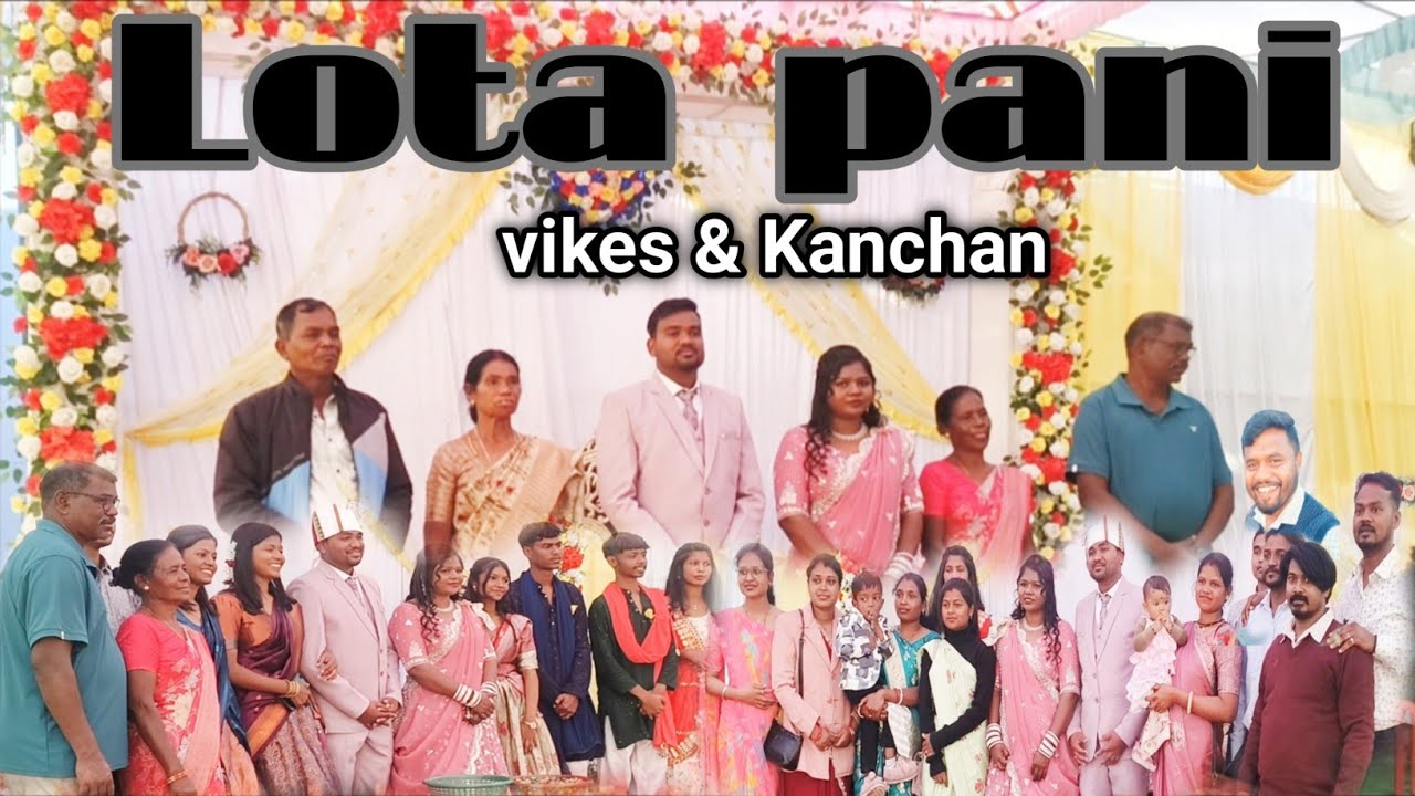 Lota pani engagement ring 💍 ceremoney vikas & Kanchan ll Dinesh Minj 