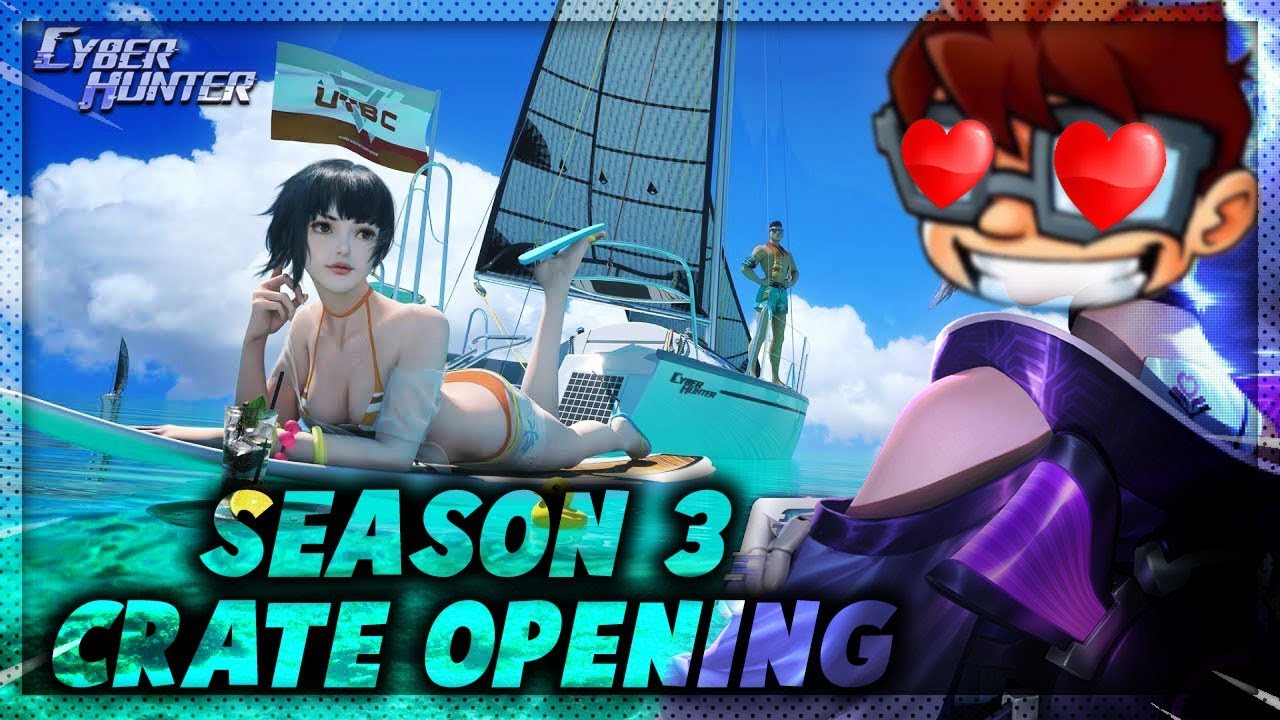 🔥Season 3 Crate OPENING | 3000 Credits | CYBER HUNTER