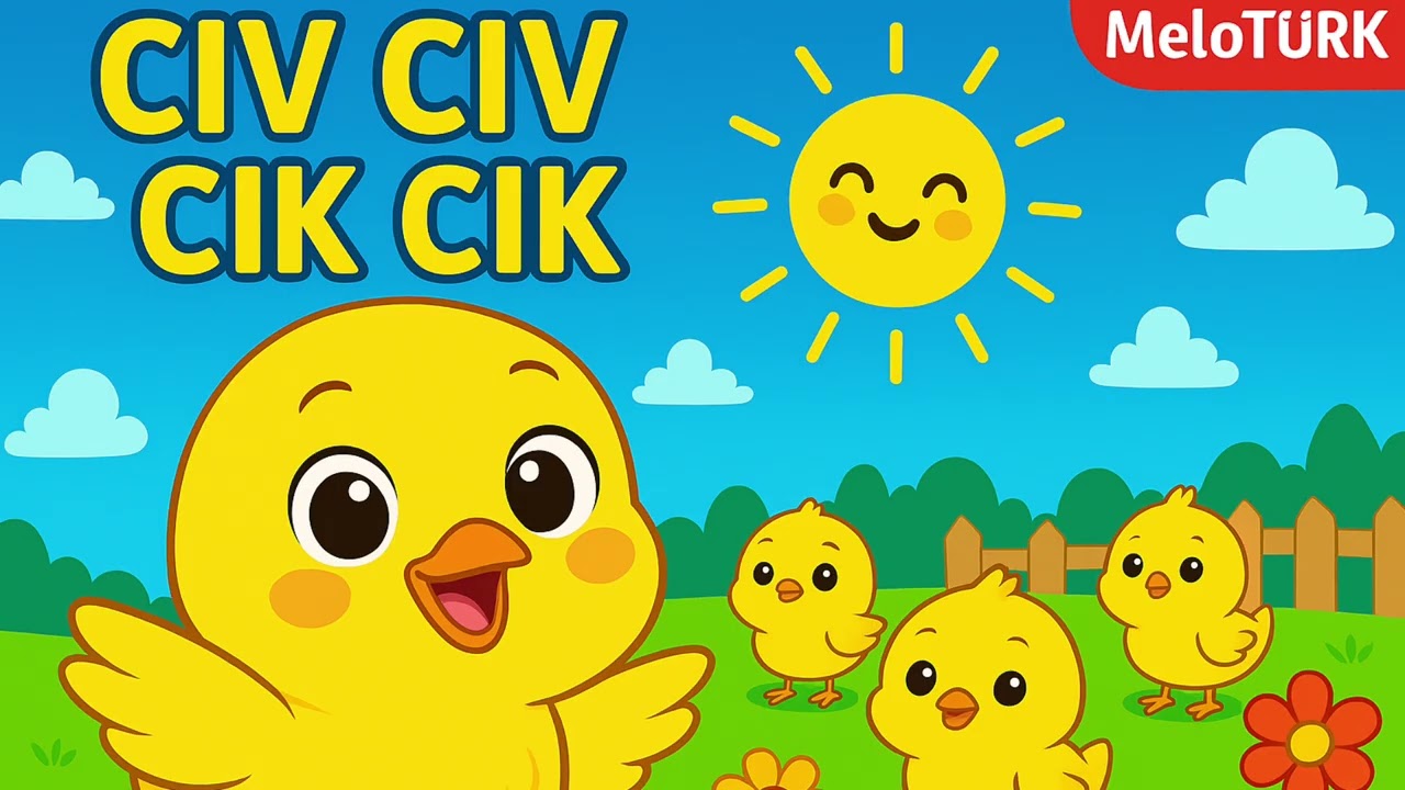 Civ Civ Cik Cik 🐣🎵 | T&uuml;rk&ccedil;e &Ccedil;ocuk Şarkısı | MeloT&uuml;rk &ndash; 2-6 Yaş i&ccedil;in Neşeli M&uuml;zik