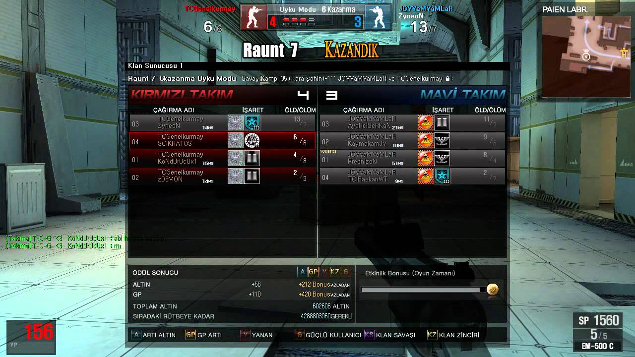 TCGenelkurmay  Vs   JOYYaMYaMLaR