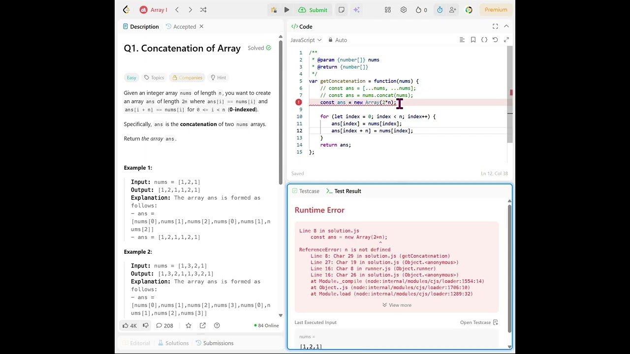 1929 LeetCode Соединение массивов на JS: 6 способов, паттерны и что выбрать | Concatenation of Array