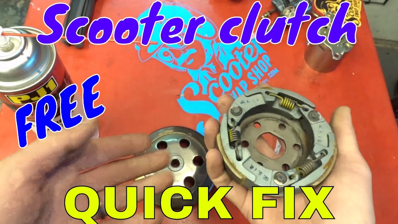 Scooter clutch repair for RUCKUS GY6 SPREE