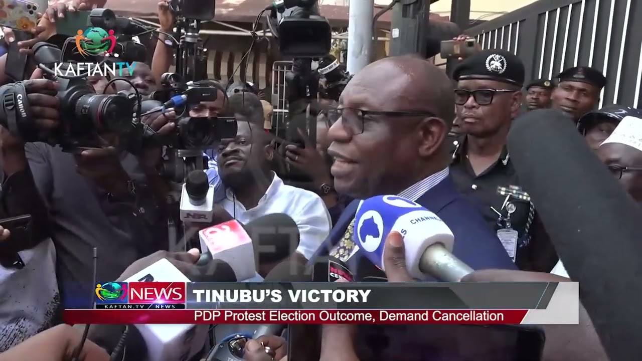 TINUBU'S VICTORY: PDP Protest Election Outcome, Demand Cancellation