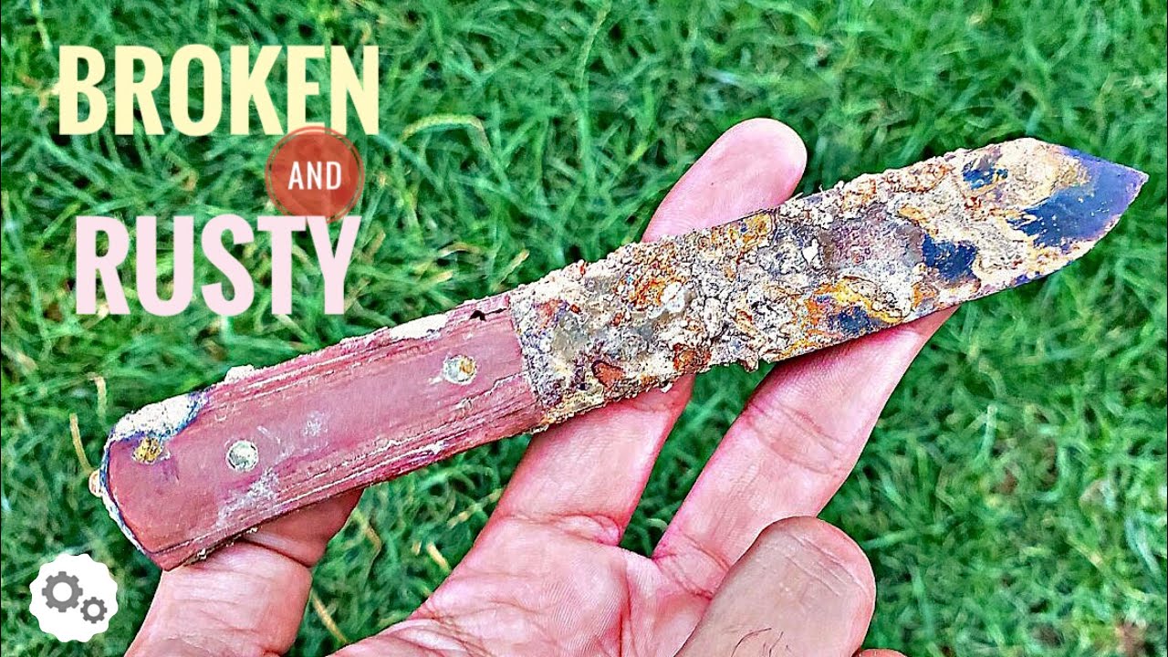 Broken and Rusty Pocket Knife |15 MIN RESTORATION