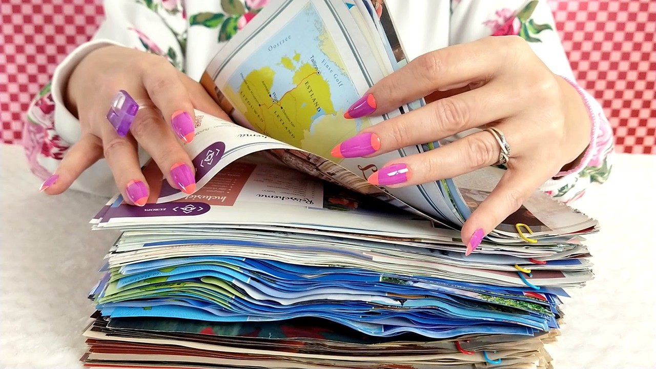 ASMR Paper Sorting the Fast Way ⚡• No Talking