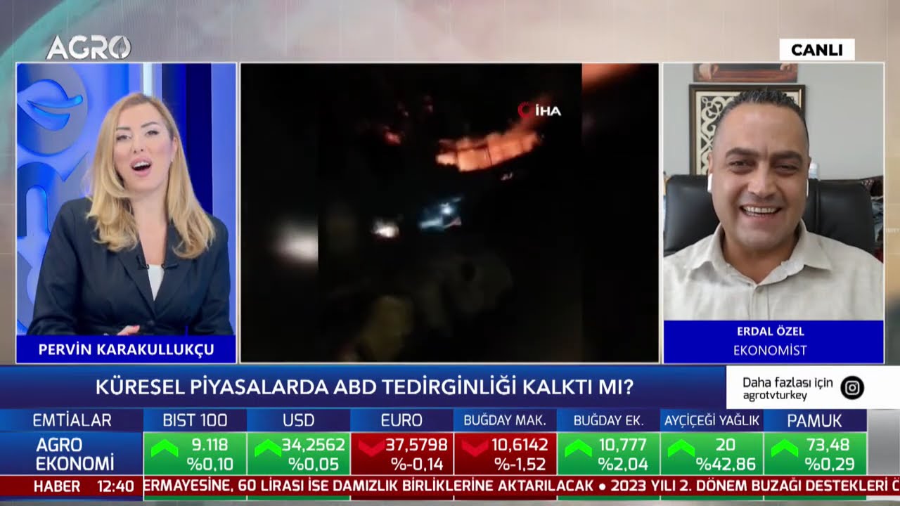 #CANLI K&uuml;resel Piyasalarda ABD Tedirginliği Kalktı mı? - Erdal &Ouml;zel | AGRO Ekonomi