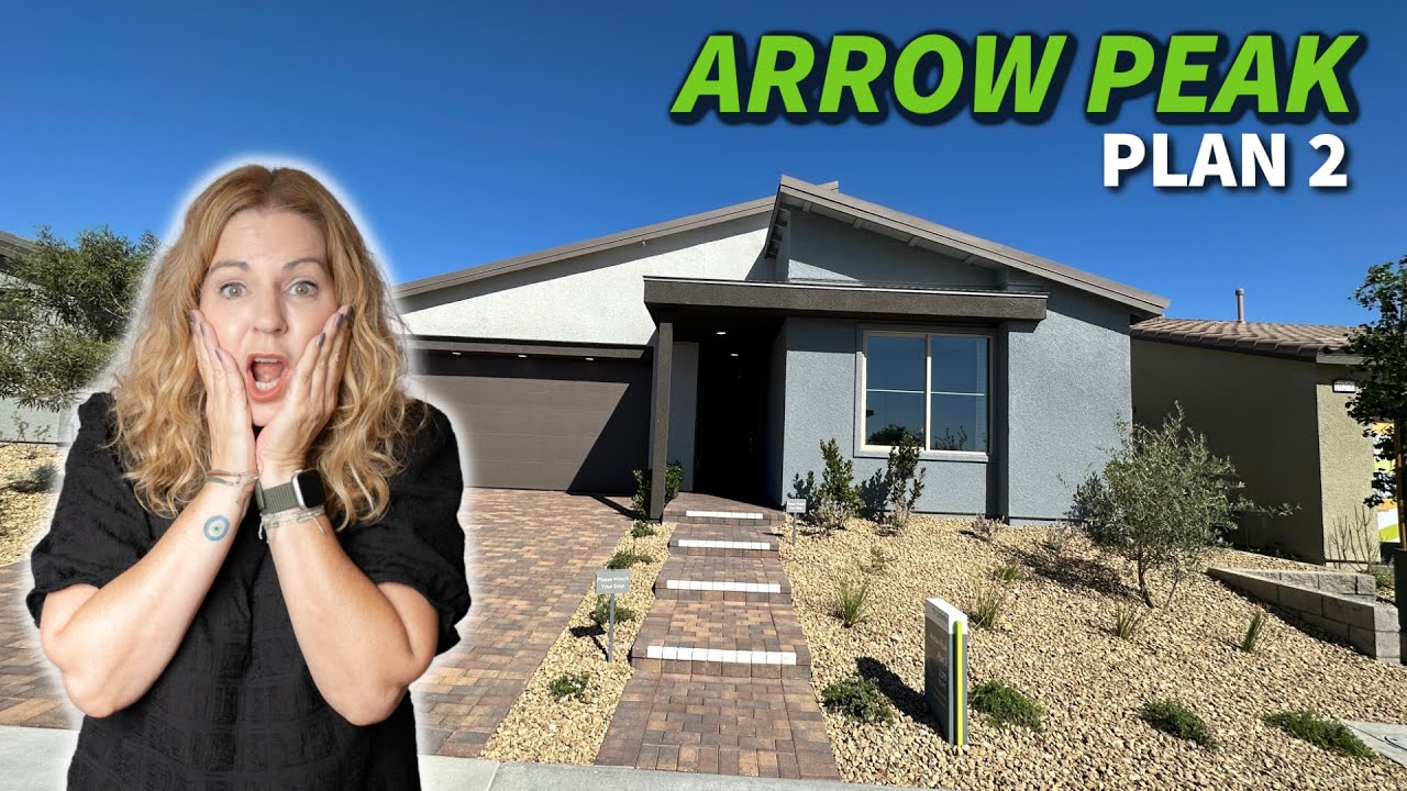 Arrow Peak Plan 2 Model Tour by Tri Pointe Homes | Modern Homes in Las Vegas
