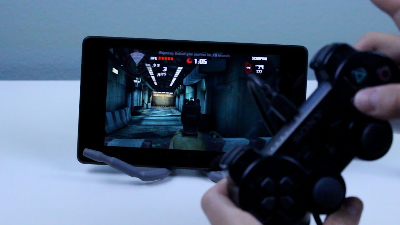 New Nexus 7 FHD Gaming : Dead Trigger with PS3 Controller