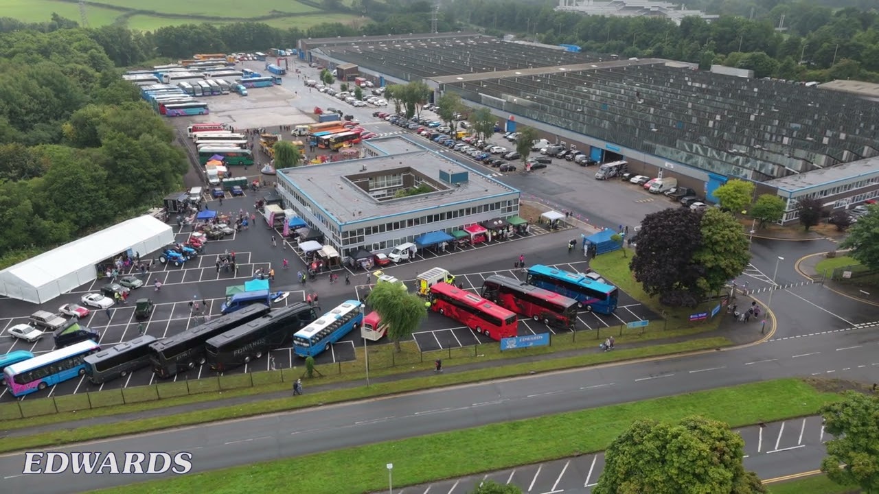 Edwards Coaches Open Day | Captured by Star-Lite Drone Photography Ltd
