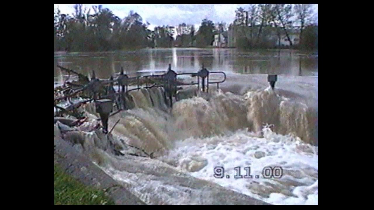 2000 inondation de la rivière l'isle entre Montpon et Saint Antoine