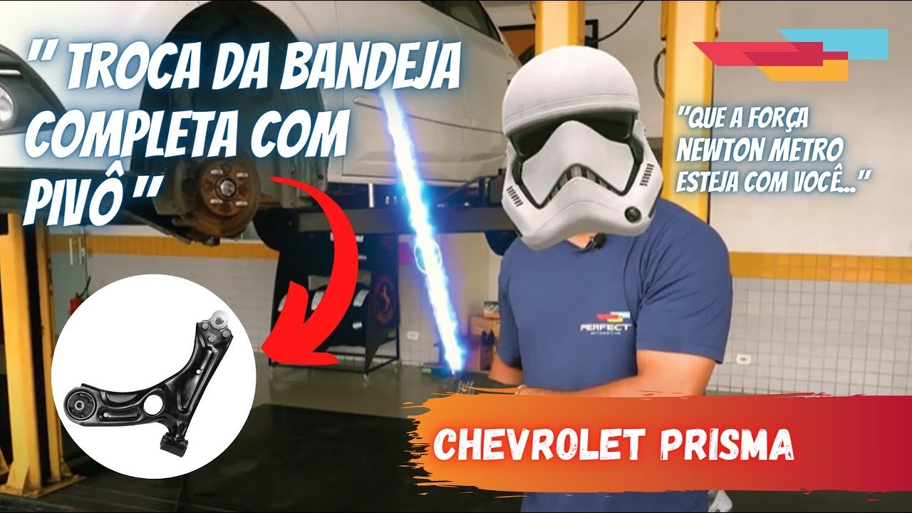 TROCA DA BANDEJA E PIVÔ DE SUSPENSÃO | CHEVROLET PRISMA