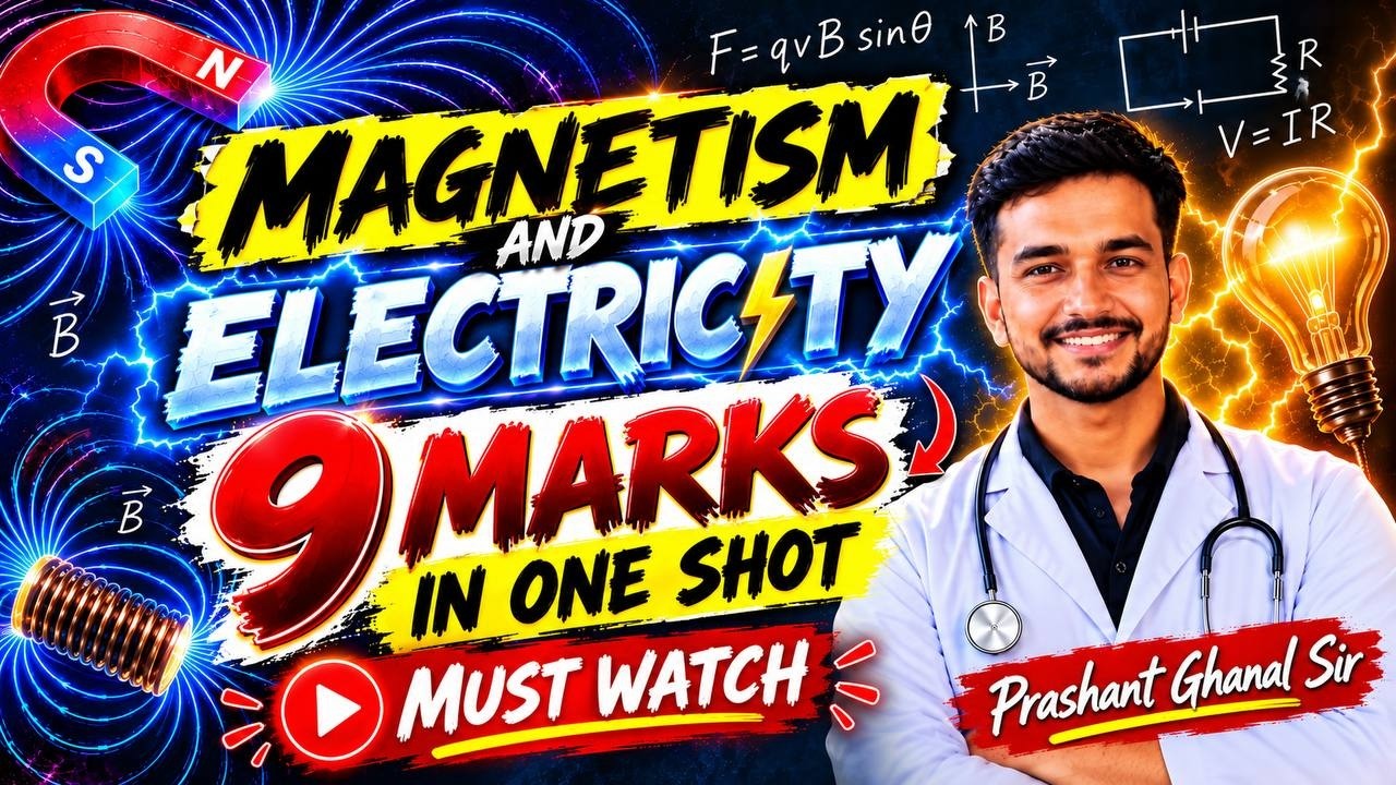ELECTRICITY & MAGNETISM ONE SHOT Part-2