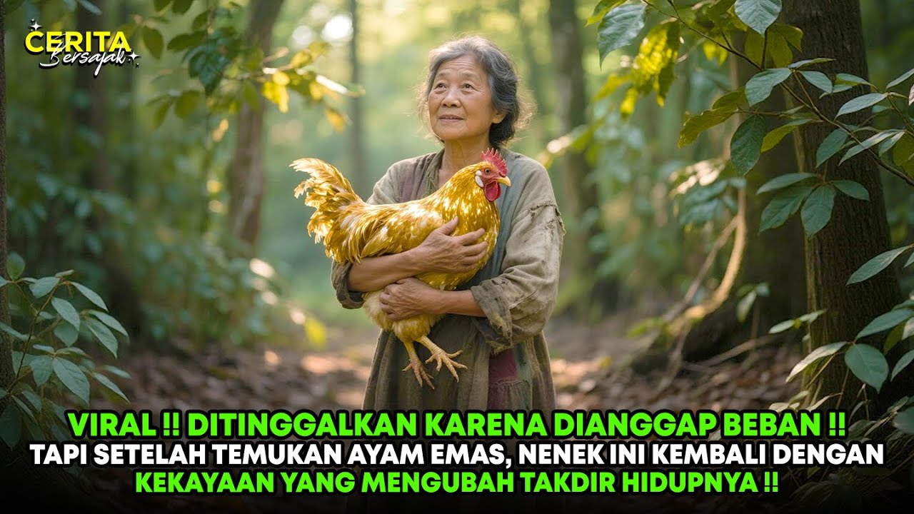VIRAL !! DITINGGALKAN KARENA DIANGGAP BEBAN, TAPI SAAT TEMUKAN AYAM EMAS HIDUPNYA BERUBAH!