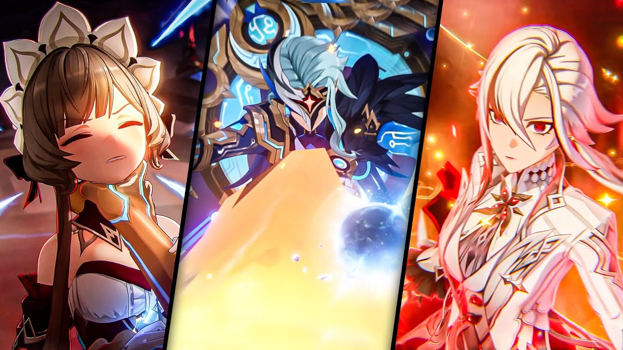 Genshin Impact 6.3 Луна IV: Все катсцены | Концовка «Путешественник и Колумбина против Доктора» (...