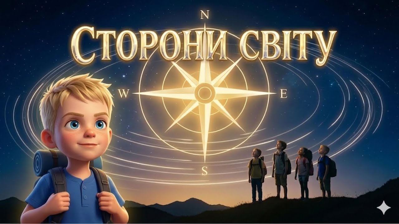 Сторони світу 🌍 Навчальна пісня про компас для дітей | Casper Joy