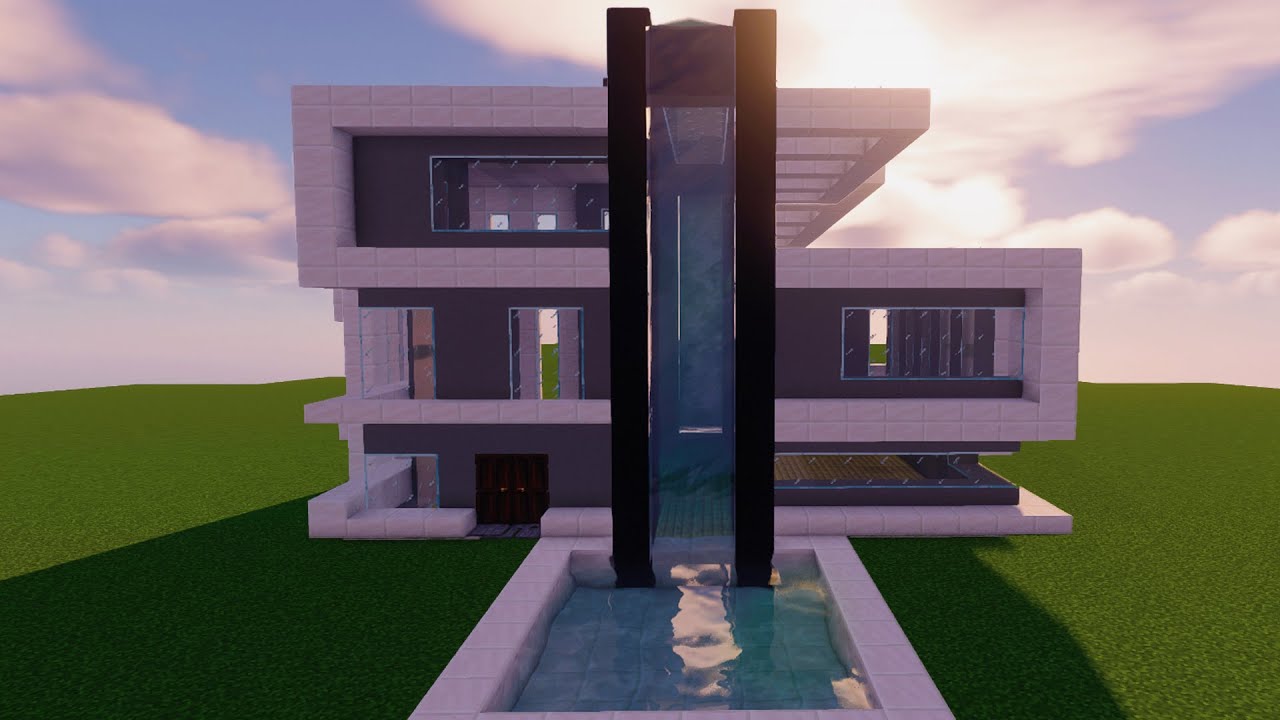 Minecraft Ev Yapımı 🏠 / Minecraft Modern Ev Yapımı / Minecraft Villa Yapımı