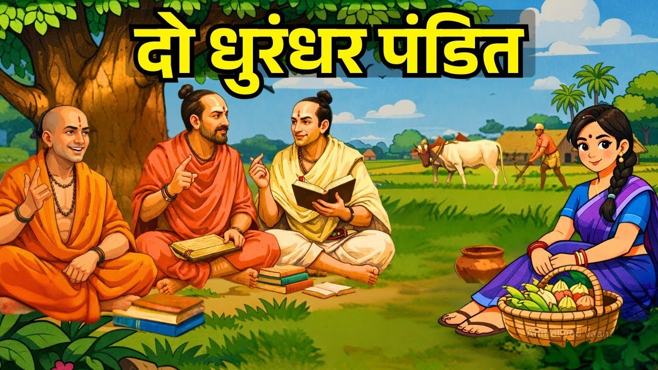 दो धुरंधर पंडित और किसान की बेटी | धार्मिक कहानी | Gyanvardhak kahani | ज्ञानवर्धक | dharmik kahani