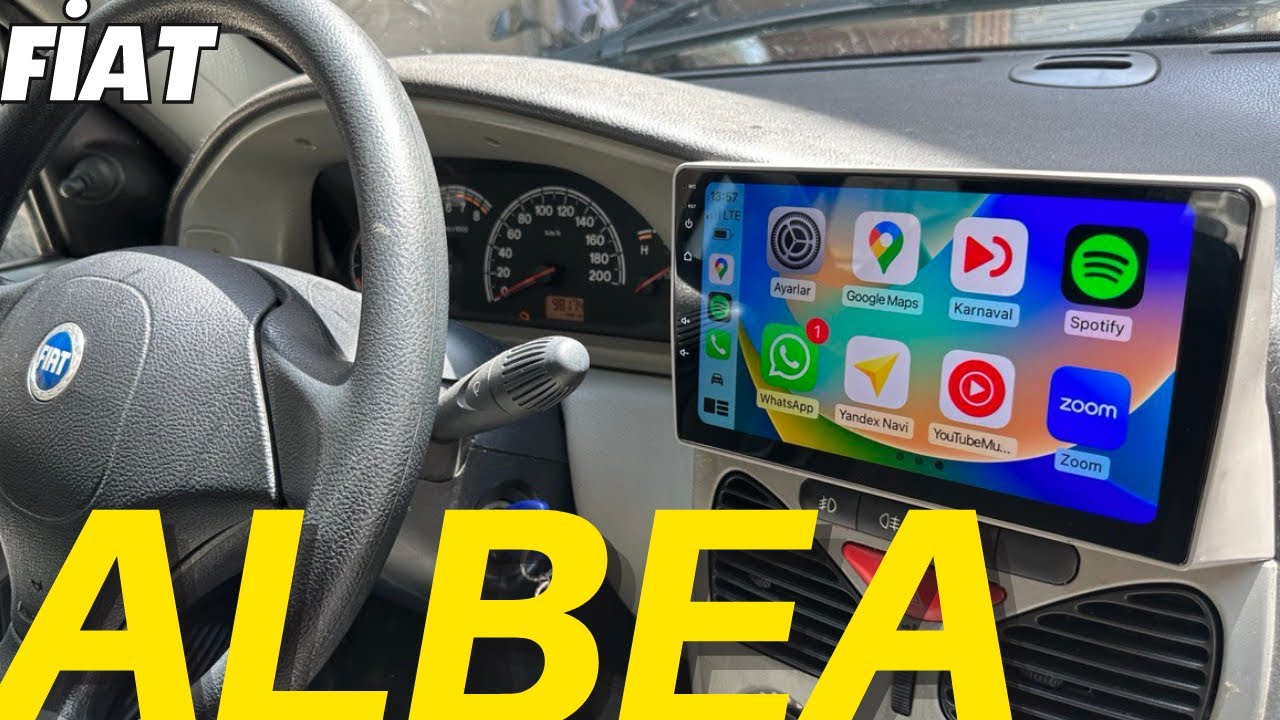 Fiat Albea Palio Siena  (2002-2005)  KABLOSUZ CARPLAY-ANDROİD MULTİMEDYA SİSTEMİ #carplay 22-1109