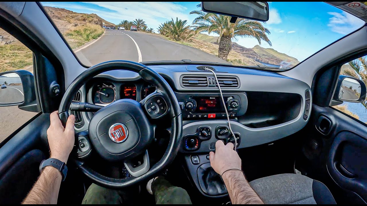 2019 Fiat Panda In Madeira 🇵🇹 | POV Test Drive #1135 Joe Black