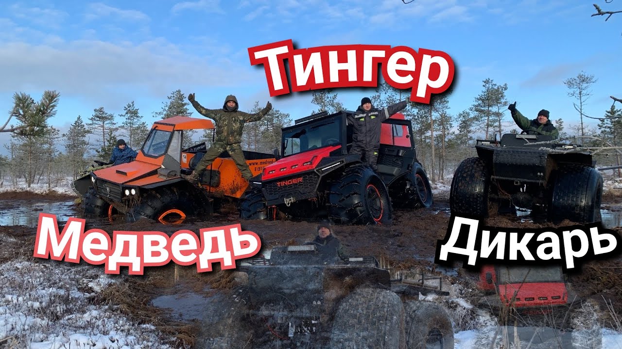 Тингер,Медведь,Ураган,Дикарь,Литл