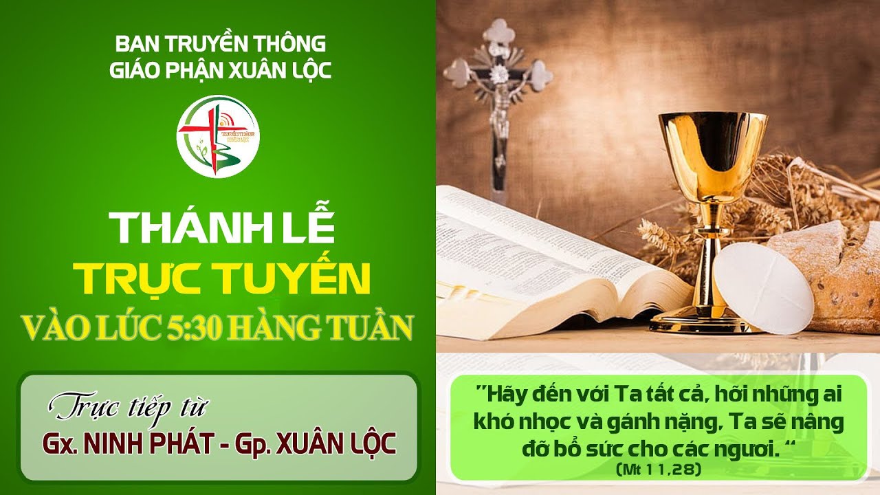 (TRỰC TIẾP) THÁNH LỄ ONLINE CHÚA NHẬT TUẦN VI MÙA THƯỜNG NIÊN - NĂM A ( 15-02-2026)
