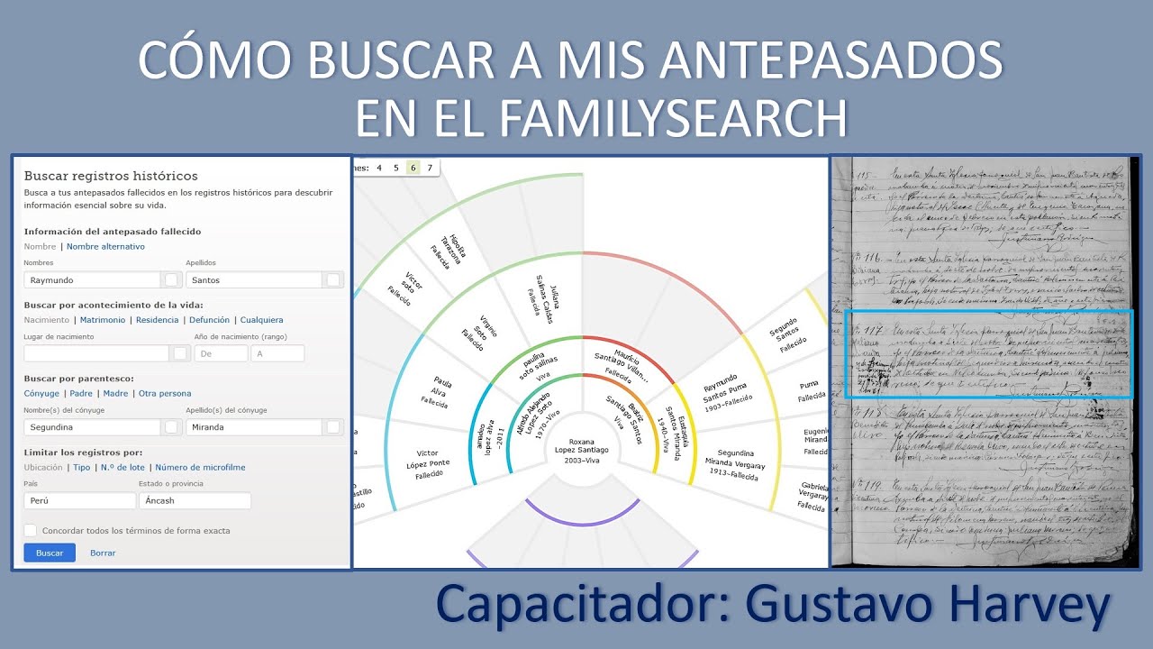 Cómo buscar a mis antepasados en el Familysearch