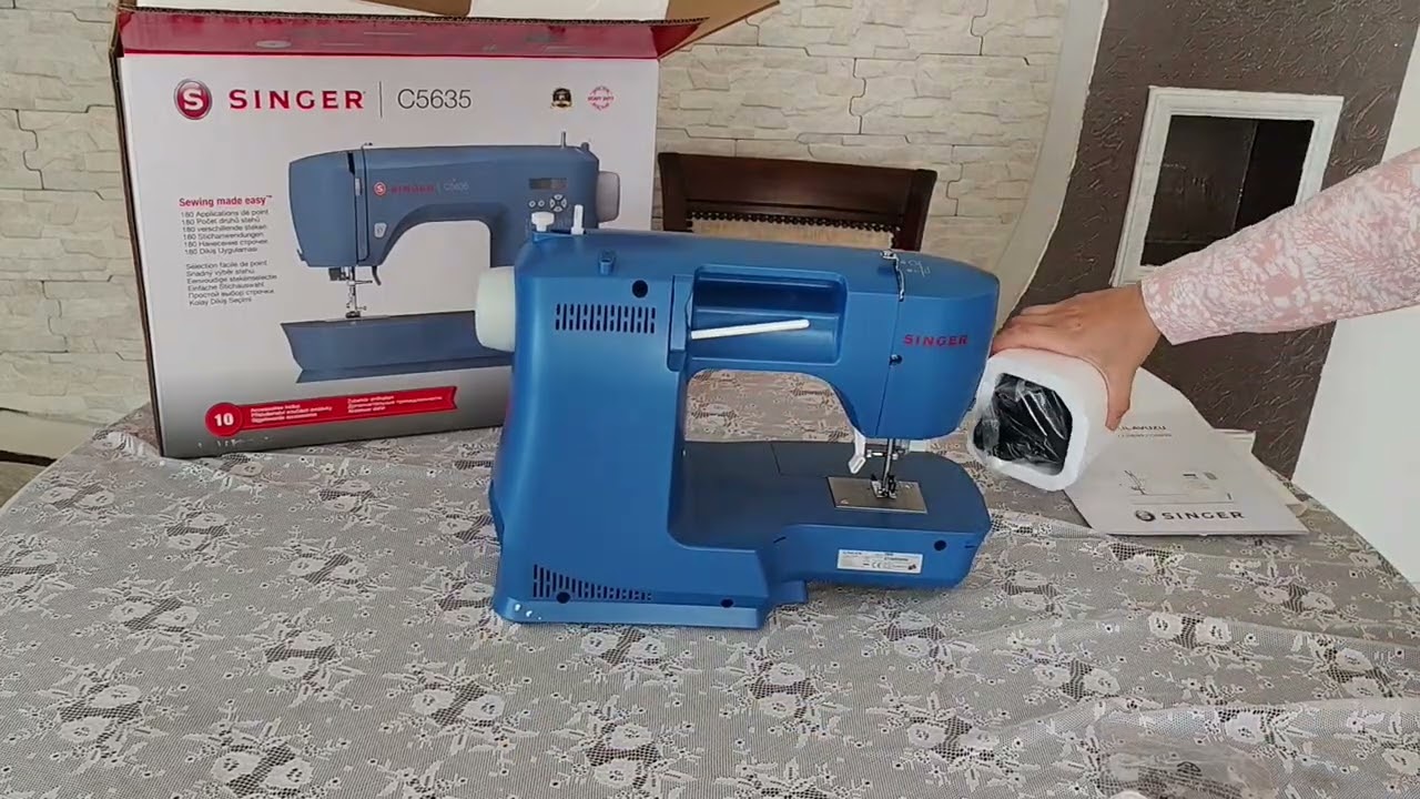 Singer C5635 dikiş makinesi kutu açılımı