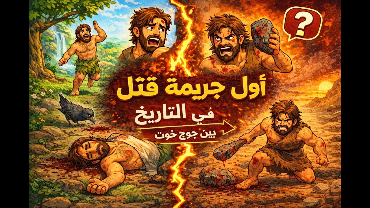 أول جريمة قتل في التاريخ | قصة قابيل وهابيل من القرآن والسنة