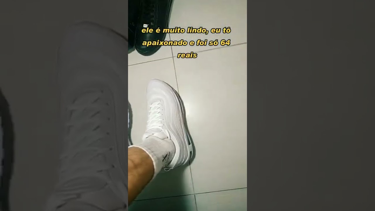 Mostrado como fica o Air Max 97 da Shopee