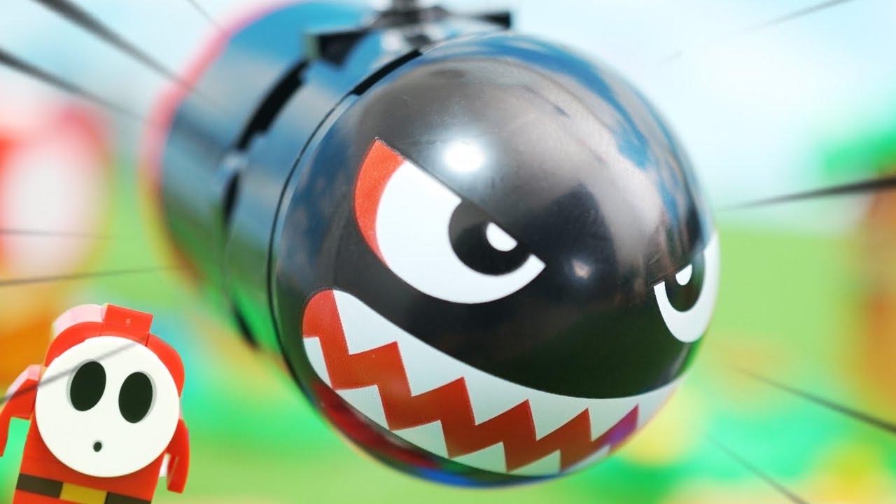 LEGO Super Mario Boomer Bill Barrage  |レゴ　スーパーマリオ  | マグナムキラー の ぐるぐる チャレンジでstop motion anime!