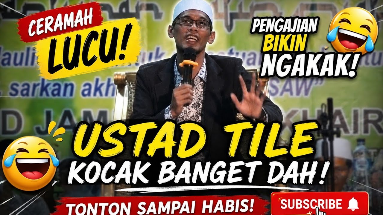 Lucu ! Ustad Tile isi Tausiyah Tablig Akbar | RW 001 Pegadungan