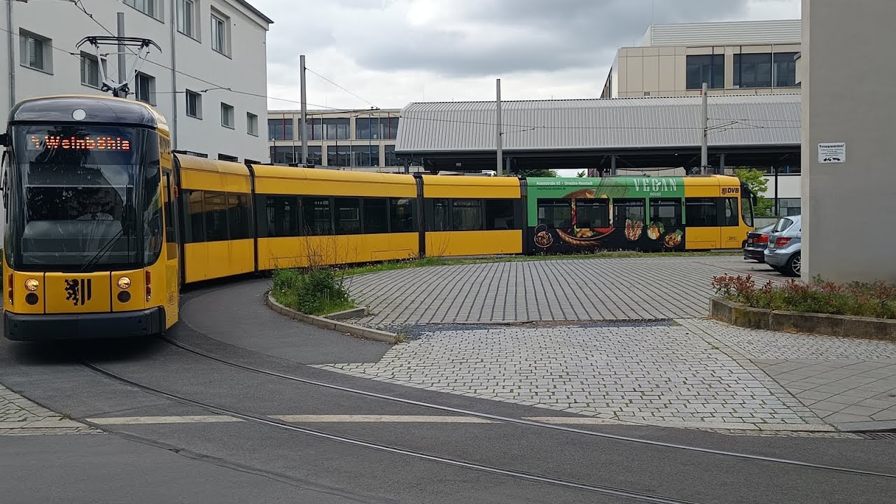 Kulturlinie 4 Tolkewitz nach Weinböhla | Zeitraffer Tram Dresden