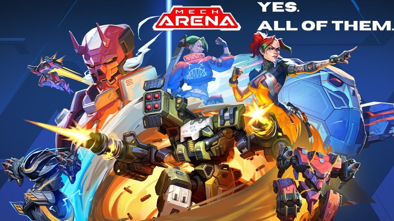 Every mech & weapon in Mech Arena (as of the Visual Redesign Update)