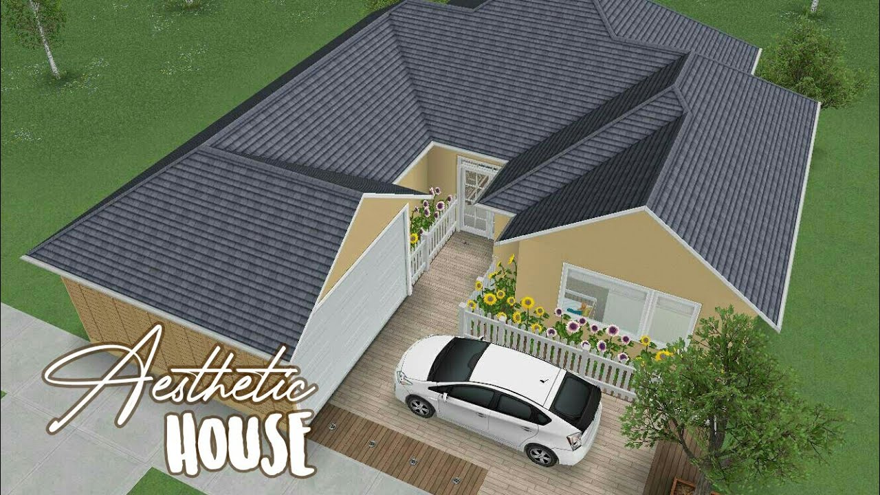 Aesthetic House (Stop motion build) - Sims Freeplay | KimSims
